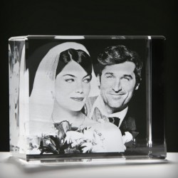 Kişiye Özel Kristal Fotoğraf 70x60x40 - 