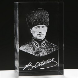3D Askeri Kalpaklı Atatürk - 