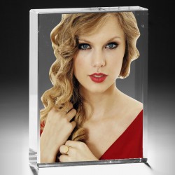 Kişiye Özel Kristal 100x70x30 Renkli - 