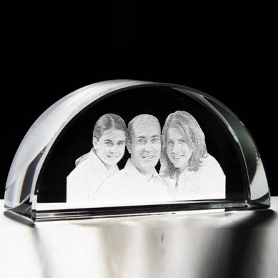 Kişiye Özel Kristal Yarım Ay - 1